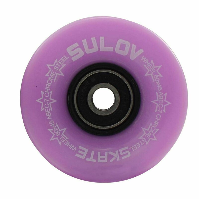 Dhs - Set 4 roti skateboard Sulov, violet pastel