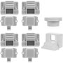 Set 4 sisteme de siguranta magnetice pentru dulapuri si sertare Iso Trade MY6798 - 2