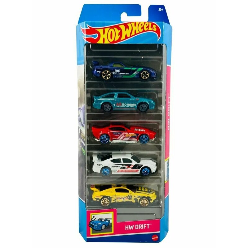 SET 5 MASINI HOT WHEELS HW DRIFT