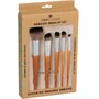 Set 5 pensule machiaj cu maner din bambus Top Choice 37474 - 1