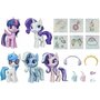 Hasbro - Set figurine Unicorn sparcle , My Little Pony , 5 piese, Multicolor - 1