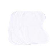 Paturica fermecata - Set 5 protectii anti-regurgitare impermeabile bumbac alb
