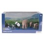 National Geographic - Set 6 figurine Elefantul si puii Maimuta, Raton, Urs Panda - 2