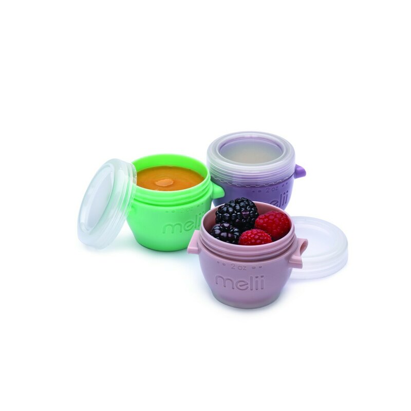 SET 6 RECIPIENTE SILICON SNAP&GO, MELII, 59 ML