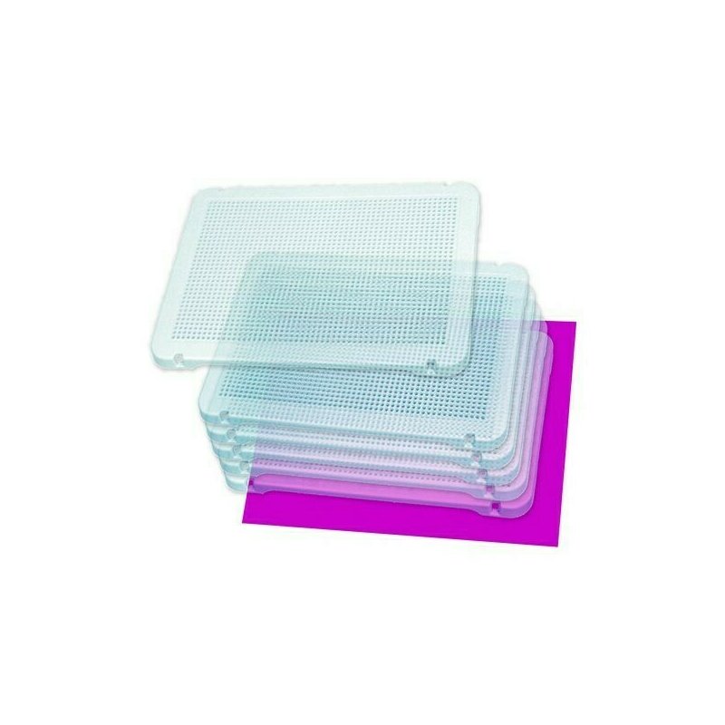 Miniland - Set 6 tablite transparente pentru mozaic