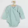 Set 7 piese, New Baby, Include body cu maneca lunga, bluza, pantalonasi cu botosei, salopeta fara maneci, caciulita, manusi, botosei, Marime 56, Din bumbac 100%, I am Blue - 7
