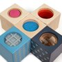 Set 8 cuburi senzoriale din lemn - 4