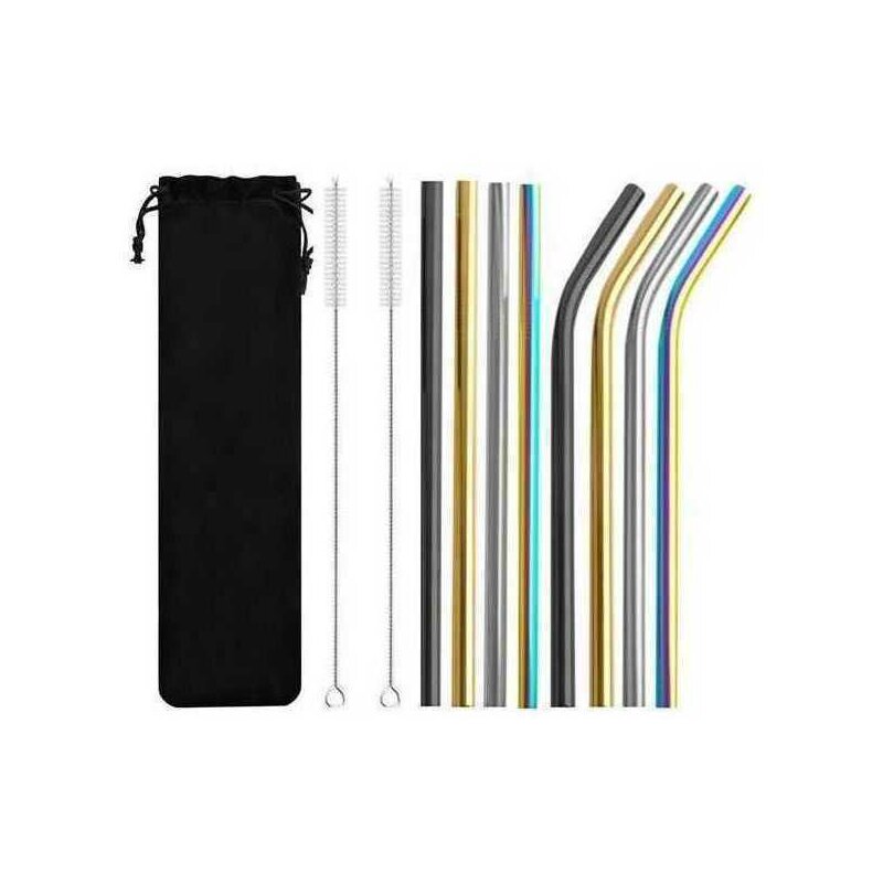 Set 8 paie metalice, 2 x perii de curatare, husa, cosmolino mp73469