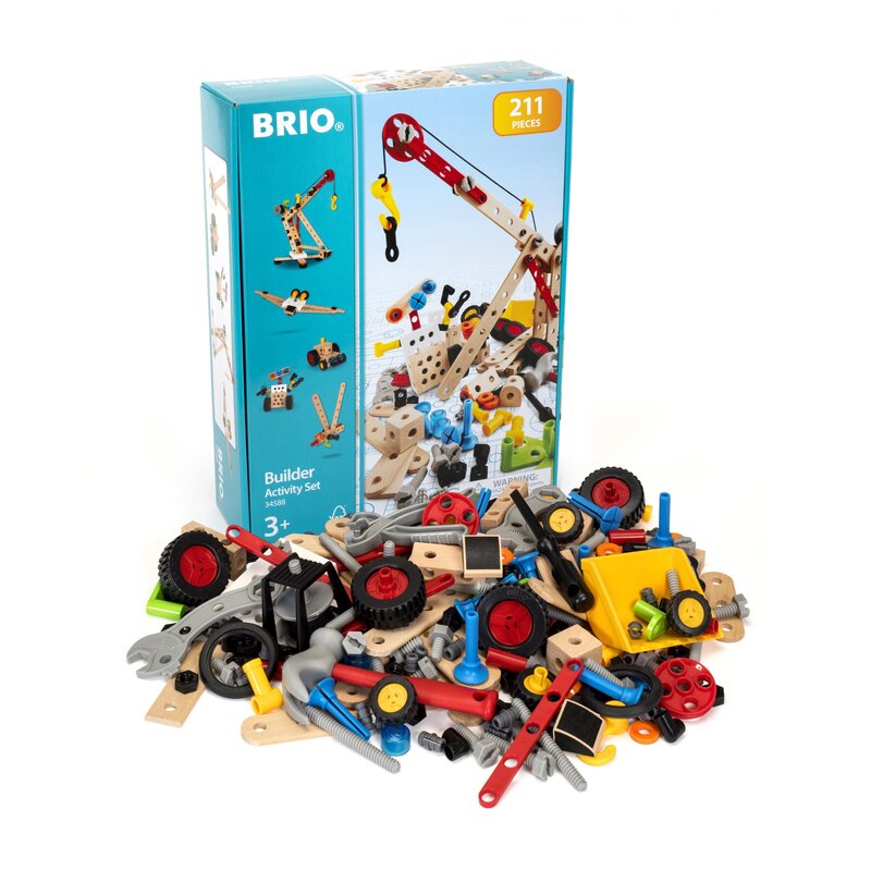 Brio - set de constructie multifunctional , 211 piese