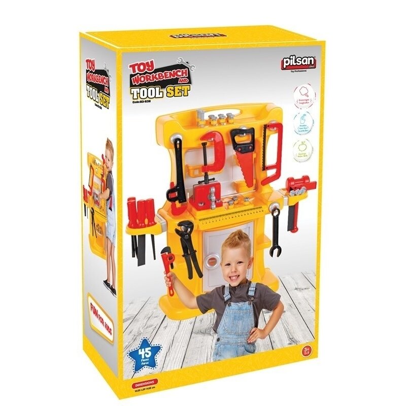 Pilsan - set banc de lucru si reparatii lux (45 piese)