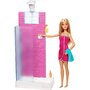 Set Barbie by Mattel Estate cabina dus cu papusa si accesorii - 1