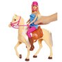 Set Barbie by Mattel Family Pets papusa cu cal - 4