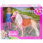 Set Barbie by Mattel Family Pets papusa cu cal - 6