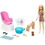 Set Barbie by Mattel Wellness and Fitness Salonul de unghii - 1