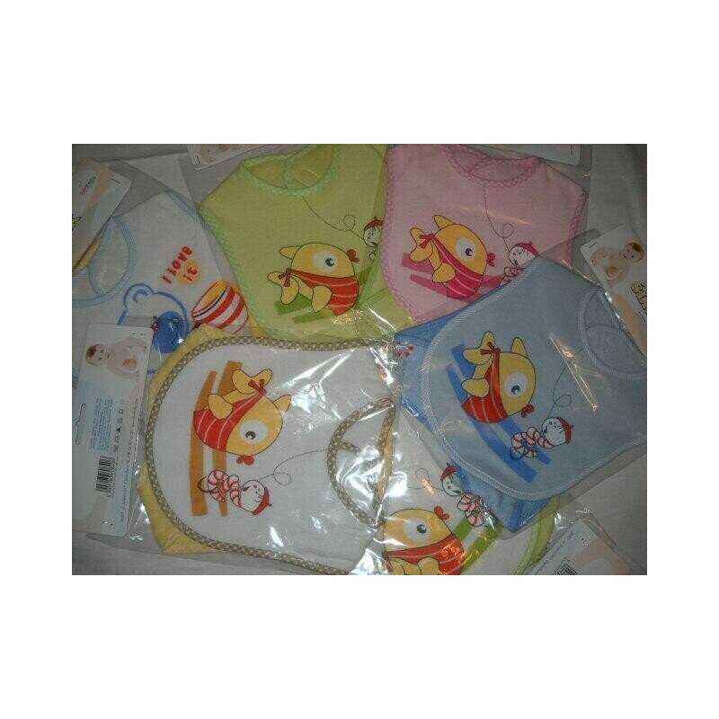 Duetbaby - Set Bavete Mari Din Bumbac Cu Arici