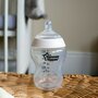 Set biberoane, Closer to Nature, Anitcolici, Cu tetina din silicon moale, Fara BPA, 2x260 ml, Tommee Tippee, 0 luni+, Alb - 4