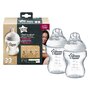 Set biberoane, Closer to Nature, Anitcolici, Cu tetina din silicon moale, Fara BPA, 2x260 ml, Tommee Tippee, 0 luni+, Alb - 9