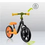 Bicicleta fara pedale, Lionelo, Alex, Usoara, Cu ghidon si sa reglabile, Greutate 3.3 Kg, Cu roti din spuma EVA, 12 inch, Portocaliu + Casca pentru copii, Reglabila 50-56 cm, Alb - 22
