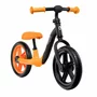 Bicicleta fara pedale, Lionelo, Alex, Usoara, Cu ghidon si sa reglabile, Greutate 3.3 Kg, Cu roti din spuma EVA, 12 inch, Portocaliu + Casca pentru copii, Reglabila 50-56 cm, Bej - 4