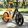 Bicicleta fara pedale, Lionelo, Alex, Usoara, Cu ghidon si sa reglabile, Greutate 3.3 Kg, Cu roti din spuma EVA, 12 inch, Portocaliu + Casca pentru copii, Reglabila 50-56 cm, Bej - 7