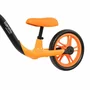 Bicicleta fara pedale, Lionelo, Alex, Usoara, Cu ghidon si sa reglabile, Greutate 3.3 Kg, Cu roti din spuma EVA, 12 inch, Portocaliu + Casca pentru copii, Reglabila 50-56 cm, Bej - 14