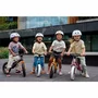 Bicicleta fara pedale, Lionelo, Alex, Usoara, Cu ghidon si sa reglabile, Greutate 3.3 Kg, Cu roti din spuma EVA, 12 inch, Portocaliu + Casca pentru copii, Reglabila 50-56 cm, Bej - 40