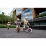 Bicicleta fara pedale, Lionelo, Alex, Usoara, Cu ghidon si sa reglabile, Greutate 3.3 Kg, Cu roti din spuma EVA, 12 inch, Portocaliu + Casca pentru copii, Reglabila 50-56 cm, Bej - 41