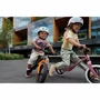 Bicicleta fara pedale, Lionelo, Alex, Usoara, Cu ghidon si sa reglabile, Greutate 3.3 Kg, Cu roti din spuma EVA, 12 inch, Portocaliu + Casca pentru copii, Reglabila 50-56 cm, Bej - 42