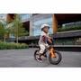 Bicicleta fara pedale, Lionelo, Alex, Usoara, Cu ghidon si sa reglabile, Greutate 3.3 Kg, Cu roti din spuma EVA, 12 inch, Portocaliu + Casca pentru copii, Reglabila 50-56 cm, Bej - 43