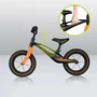 Bicicleta fara pedale, Lionelo, Bart Air, Usoara, Cu roti gonflabile, Cu cadru din magneziu, Cu ghidon si sa reglabile, Greutate 3.8 Kg, 12 inch, Negru + Casca pentru copii, Reglabila 50-56 cm, Alb - 17