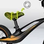 Bicicleta fara pedale, Lionelo, Bart Air, Usoara, Cu roti gonflabile, Cu cadru din magneziu, Cu ghidon si sa reglabile, Greutate 3.8 Kg, 12 inch, Negru + Casca pentru copii, Reglabila 50-56 cm, Alb - 19