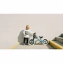 Bicicleta fara pedale, Lionelo, Bart, Usoara, Cu cadru din magneziu, Cu ghidon si sa reglabile, Greutate 3 Kg, 12 inch, Auriu + Casca pentru copii, Reglabila 50-56 cm, Alb - 14