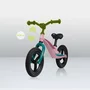 Bicicleta fara pedale, Lionelo, Bart Tour, Usoara, Cu cadru din magneziu, 3.3 Kg, 12 inch, Bubblegum + Casca pentru copii, Reglabila 50-56 cm, Bej - 16