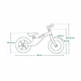 Bicicleta fara pedale, Lionelo, Bart Tour, Usoara, Cu cadru din magneziu, 3.3 Kg, 12 inch, Bubblegum + Casca pentru copii, Reglabila 50-56 cm, Bej - 37
