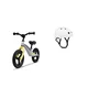 Bicicleta fara pedale, Lionelo, Bart Tour, Usoara, Cu cadru din magneziu, 3.3 Kg, 12 inch, Gri + Casca pentru copii, Reglabila 50-56 cm, Alb - 2