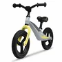 Bicicleta fara pedale, Lionelo, Bart Tour, Usoara, Cu cadru din magneziu, 3.3 Kg, 12 inch, Gri + Casca pentru copii, Reglabila 50-56 cm, Alb - 6