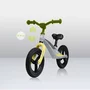 Bicicleta fara pedale, Lionelo, Bart Tour, Usoara, Cu cadru din magneziu, 3.3 Kg, 12 inch, Gri + Casca pentru copii, Reglabila 50-56 cm, Alb - 20