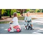 Bicicleta fara pedale, Lionelo, Sammy, Cu 4 roti, Din spuma EVA, Stabila, Manere moi, antiderapante, 12- 36 luni, Greutate maxima suportata 25 kg + Casca pentru copii, Reglabila 50-56 cm, Roz - 25