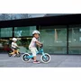 Bicicleta fara pedale, Lionelo, Sammy, Cu 4 roti, Din spuma EVA, Stabila, Manere moi, antiderapante, 12- 36 luni, Greutate maxima suportata 25 kg + Casca pentru copii, Reglabila 50-56 cm, Roz - 70