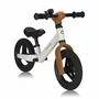 Bicicleta fara pedale, Lionelo, Toni, Cu ghidon si sa reglabile, Ultra usoara, 2.8 Kg, 18 luni+, Sustine 30 kg, Bej + Casca pentru copii, Reglabila 50-56 cm, Alb - 5