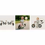 Bicicleta fara pedale, Lionelo, Toni, Cu ghidon si sa reglabile, Ultra usoara, 2.8 Kg, 18 luni+, Sustine 30 kg, Bej + Casca pentru copii, Reglabila 50-56 cm, Alb - 23