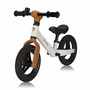 Bicicleta fara pedale, Lionelo, Toni, Cu ghidon si sa reglabile, Ultra usoara, 2.8 Kg, 18 luni+, Sustine 30 kg, Bej + Casca pentru copii, Reglabila 50-56 cm, Bej - 4