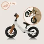 Bicicleta fara pedale, Lionelo, Toni, Cu ghidon si sa reglabile, Ultra usoara, 2.8 Kg, 18 luni+, Sustine 30 kg, Bej + Casca pentru copii, Reglabila 50-56 cm, Bej - 16