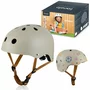 Bicicleta fara pedale, Lionelo, Toni, Cu ghidon si sa reglabile, Ultra usoara, 2.8 Kg, 18 luni+, Sustine 30 kg, Portocaliu + Casca pentru copii, Reglabila 50-56 cm, Bej - 36