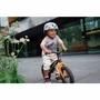 Bicicleta fara pedale, Lionelo, Toni, Cu ghidon si sa reglabile, Ultra usoara, 2.8 Kg, 18 luni+, Sustine 30 kg, Portocaliu + Casca pentru copii, Reglabila 50-56 cm, Bej - 46