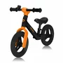 Bicicleta fara pedale, Lionelo, Toni, Cu ghidon si sa reglabile, Ultra usoara, 2.8 Kg, 18 luni+, Sustine 30 kg, Portocaliu + Casca pentru copii, Reglabila 50-56 cm, Alb - 4