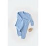 Set bluzita cu maneca lunga si pantaloni lungi - bumbac organic 100% - Bleu, BabyCosy (Marime: 18-24 Luni) - 1