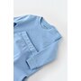Set bluzita cu maneca lunga si pantaloni lungi - bumbac organic 100% - Bleu, BabyCosy (Marime: 18-24 Luni) - 2
