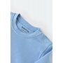 Set bluzita cu maneca lunga si pantaloni lungi - bumbac organic 100% - Bleu, BabyCosy (Marime: 18-24 Luni) - 3