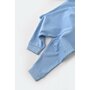 Set bluzita cu maneca lunga si pantaloni lungi - bumbac organic 100% - Bleu, BabyCosy (Marime: 18-24 Luni) - 5